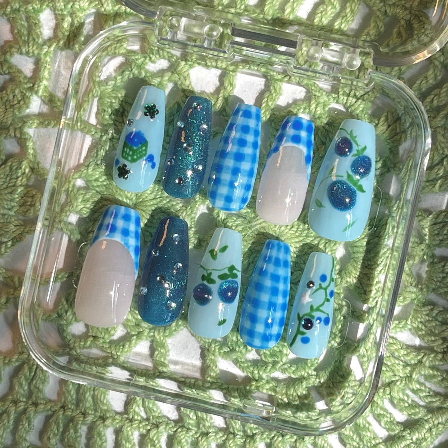 fresh blueberries